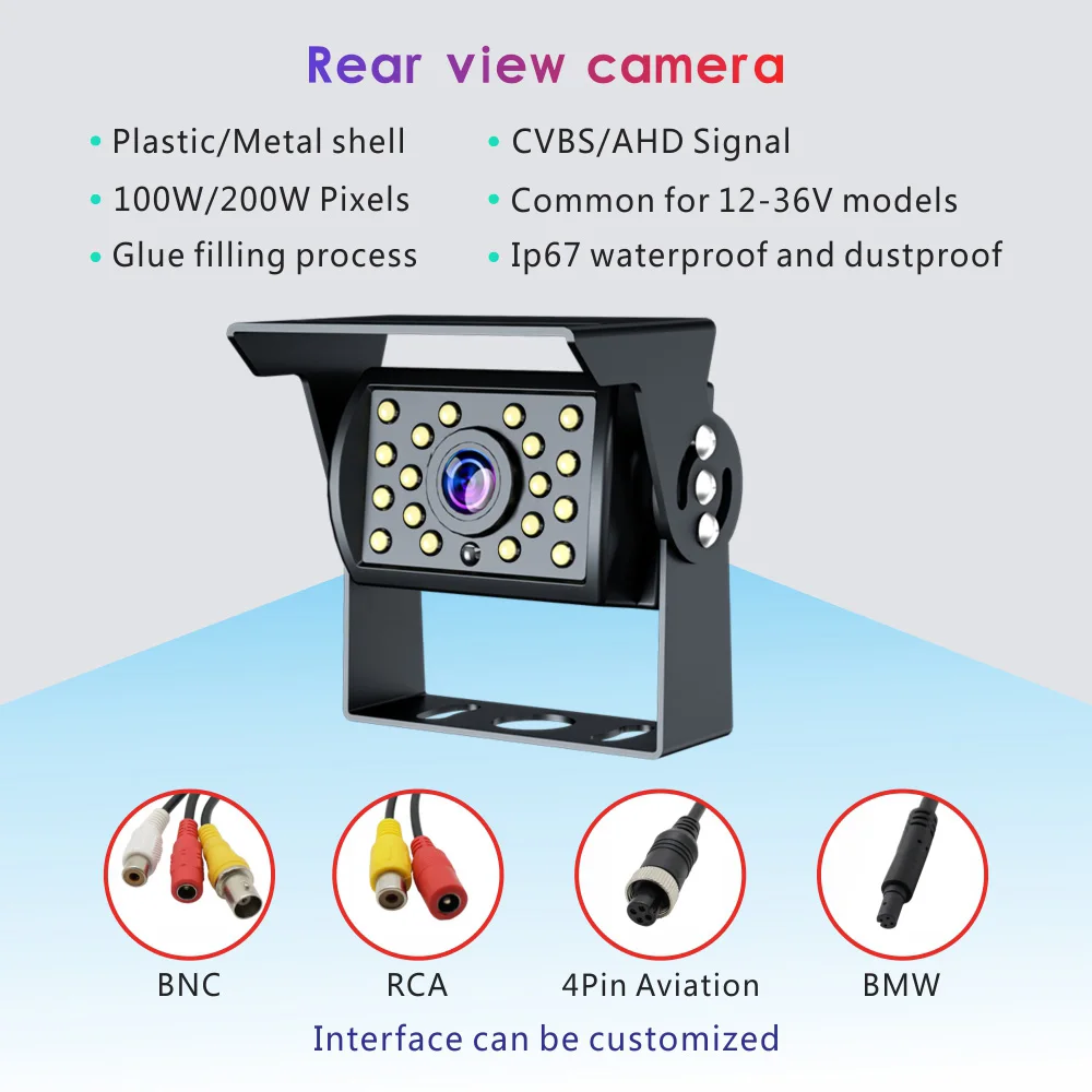 Camera Factory 12-36v Model Universal 150 Degree Rear View Car Camera For Car High Quality
