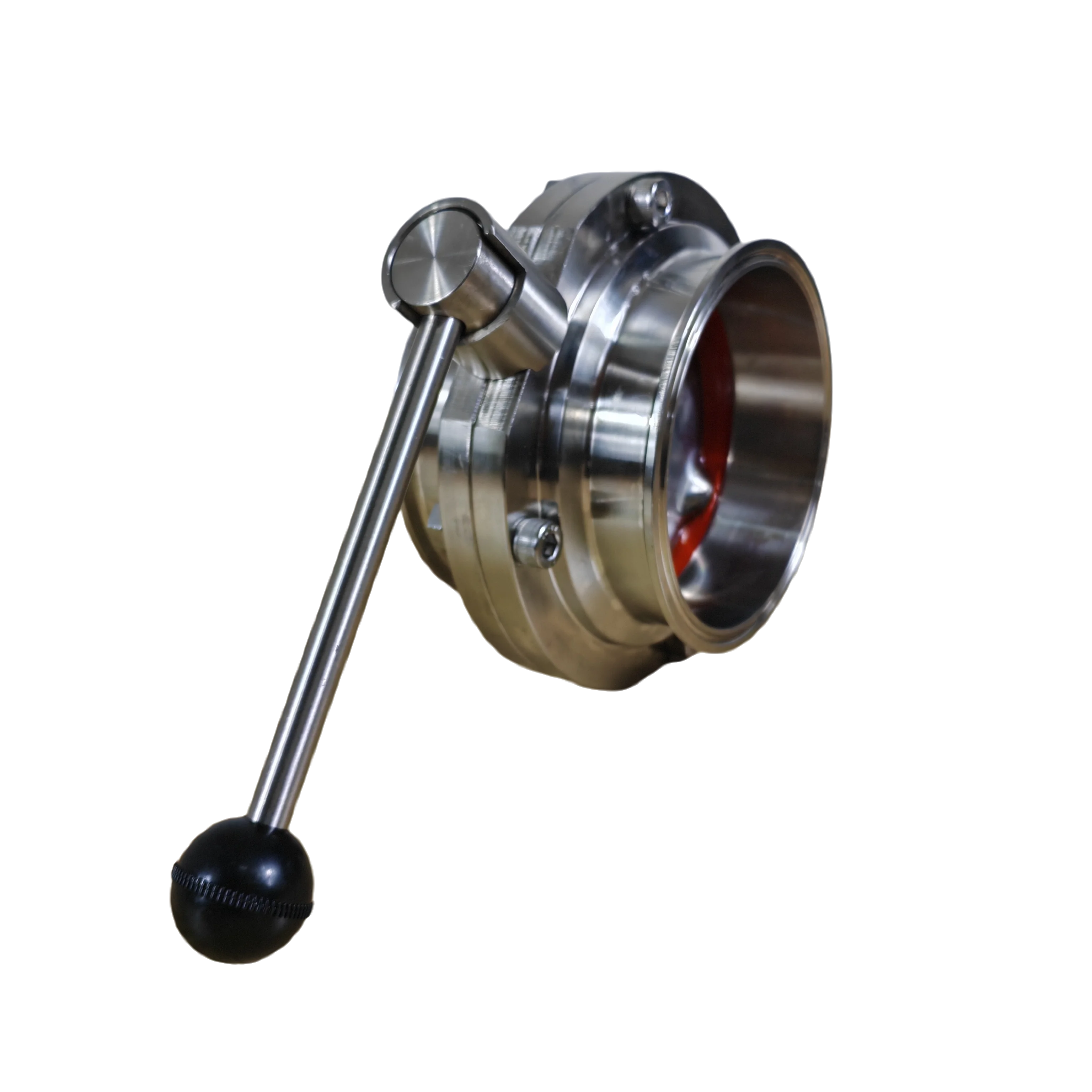 CNJS Chinese factory produces stainless steel sanitary grade SS316L SS304 108mm quick connect sanitary butterfly valve