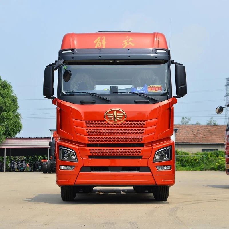 Низкая цена FAW JH6 4x2 6x4 ручной автоматический CNG LNG газ б/у прицеп грузовик головка