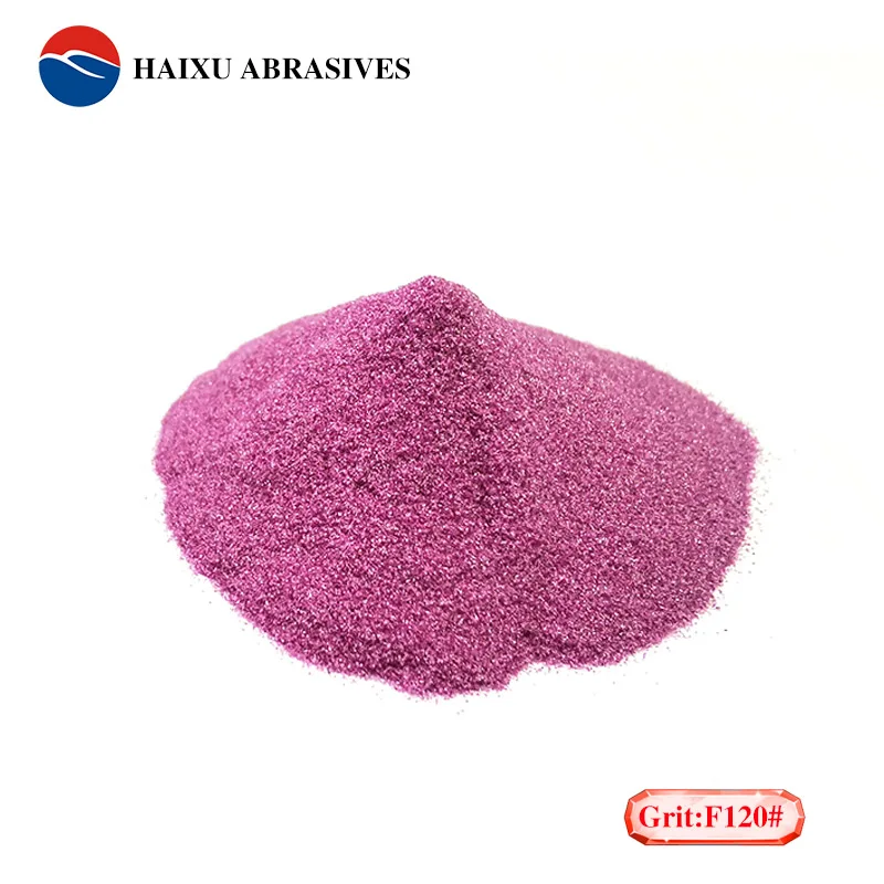 High chromium Pink color Ruby Fused Aluminum oxide grit Ruby Fused Alumina