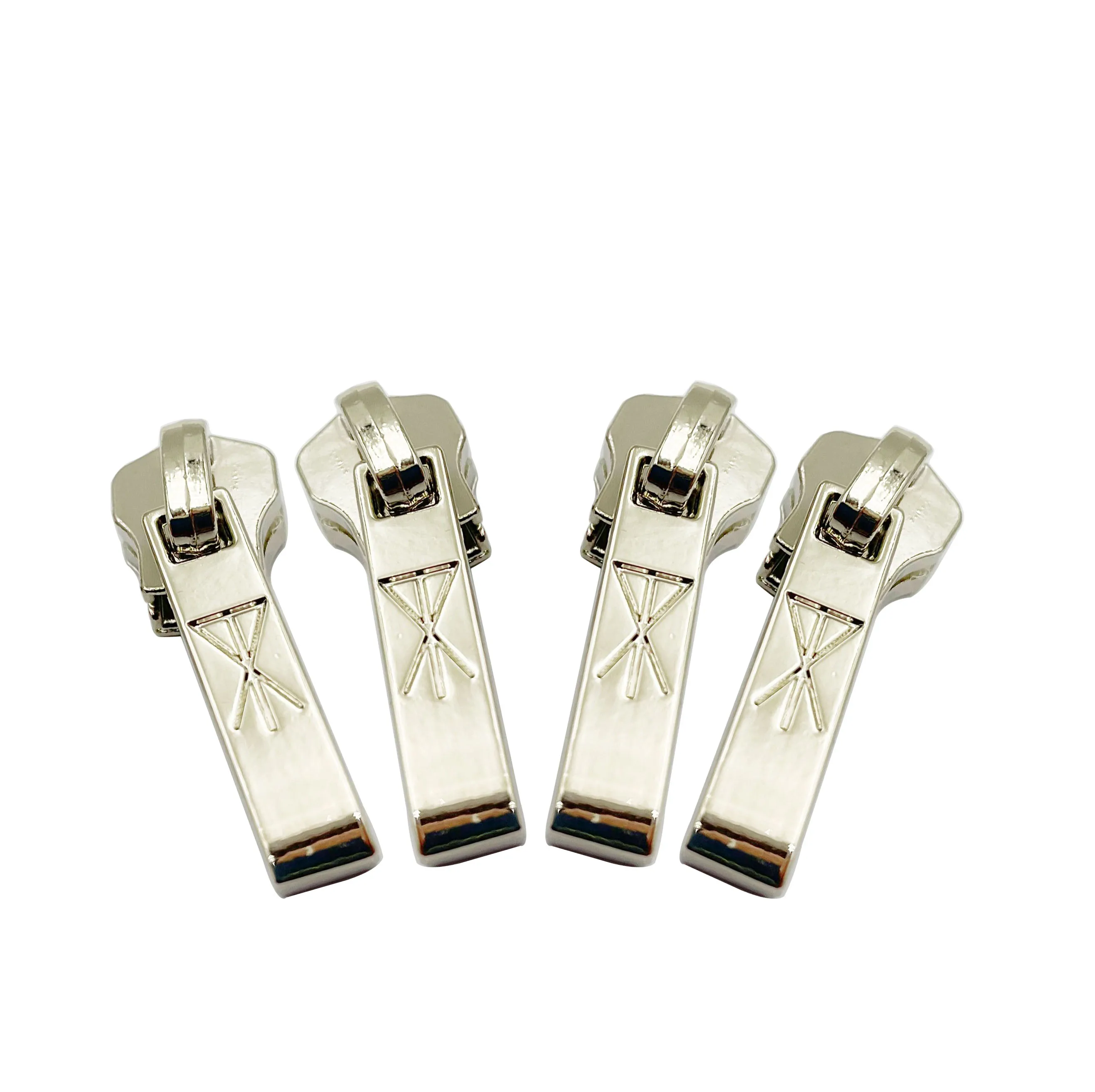 High quality zinc Alloy custom metal zipper puller with enbraved logo