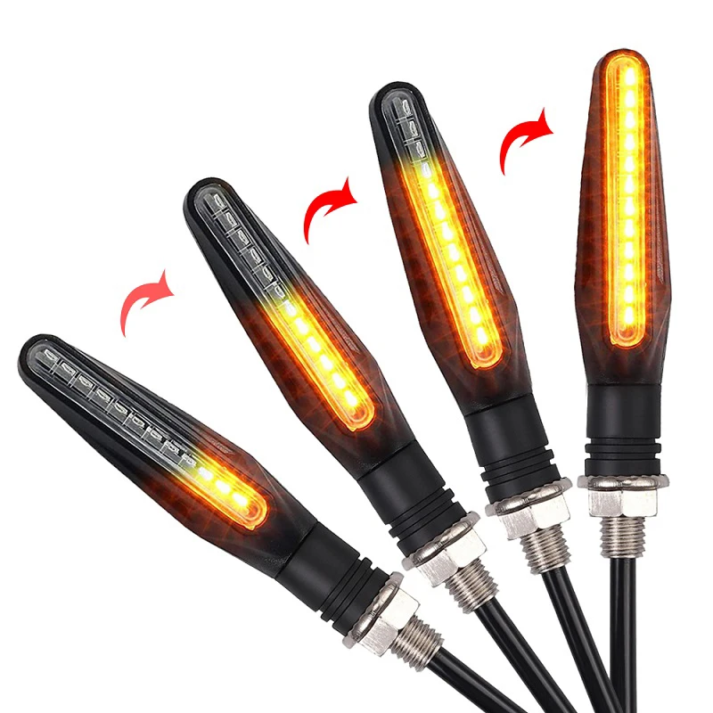 2 шт./пара универсальный LED Сигнал поворота мотоцикла 12v IP68 водонепроницаемый последовательного мигалкой индикатор мигалки