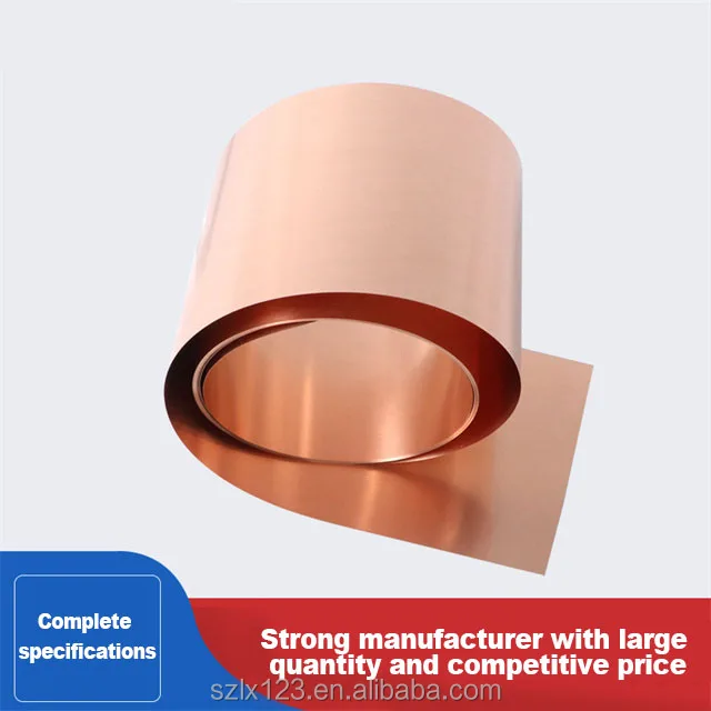 High quality 0.5mm T1 T2 C1100 C1011 C1220 Red Copper Strip Coil copper sheet foil roll In Stock factory price per kg