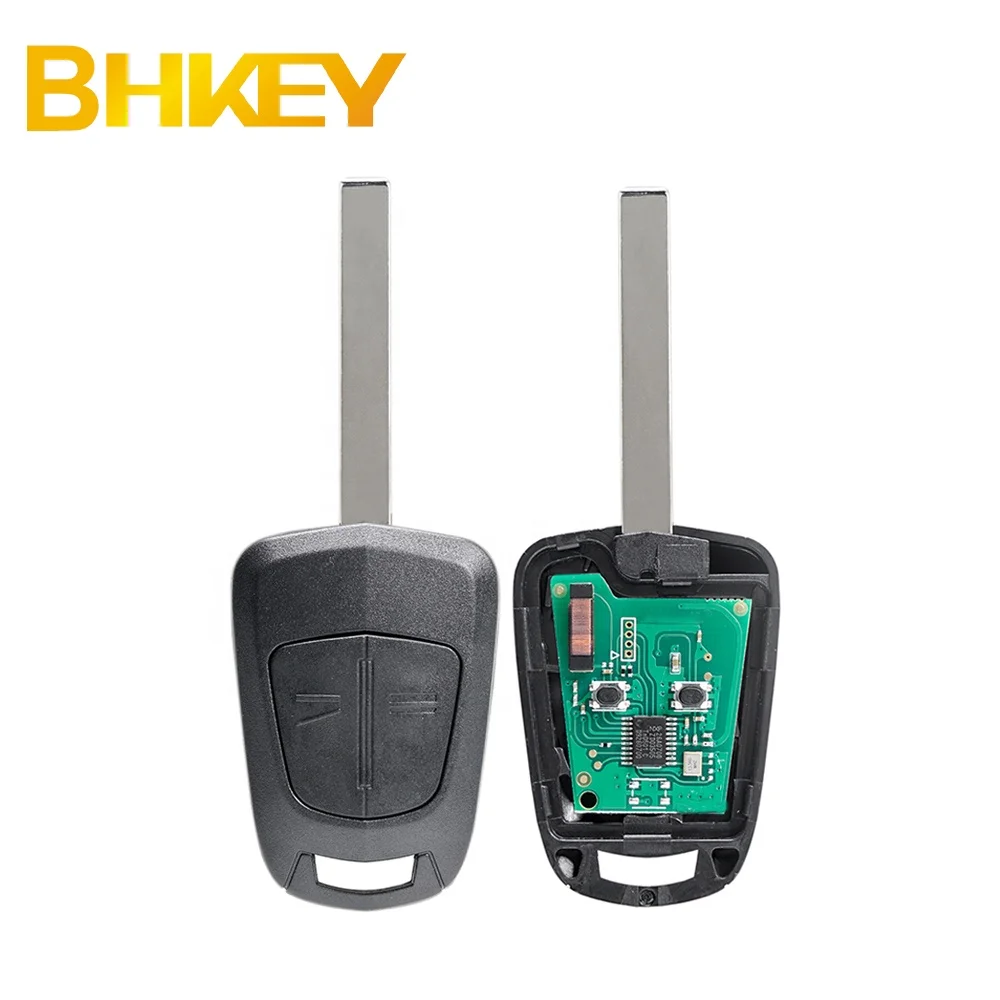 For Opel Vauxhall Astra Zafira B Corsa D Meriva B  2 BTN Remote Car Key Fob 433Mhz PCF7941 Chip