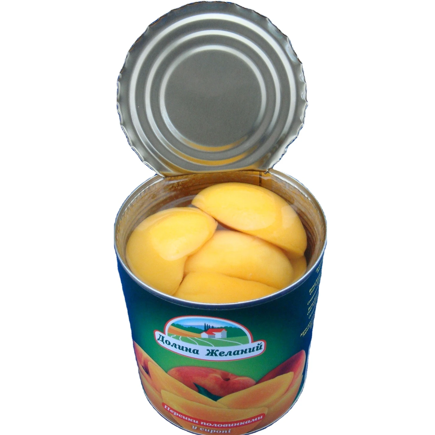 Canned Yellow peaches diced/sliced/halves  in syrup/juice