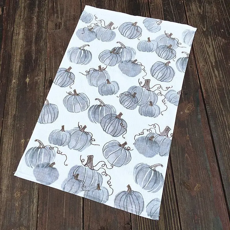 Wholesale best cotton kitchen towel Christmas Tea towel with printing