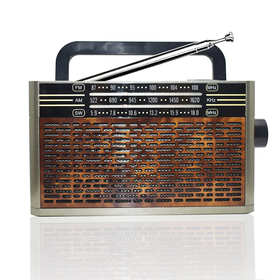 Высокочувствительный домашний портативный радио фонарик AM FM SW 3 полосы с разъемом для