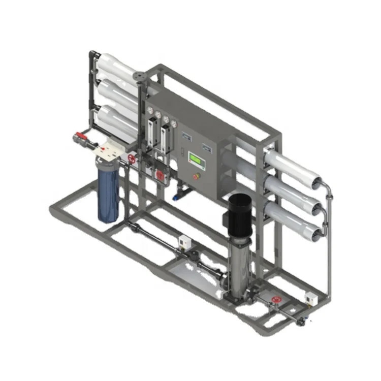 1500lph Water Purification Plant Drinking Water Treatment Machine Reverse Osmosis Membrane