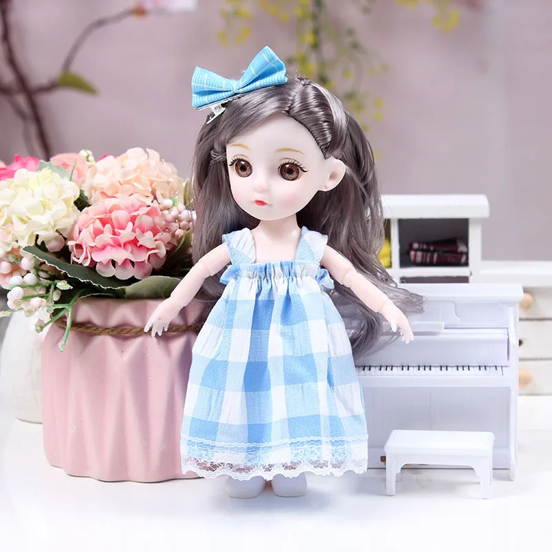 Шарнирные куклы 16 см модная милая игрушка для девочек красивая кукла подвижные шарнирные Игрушки оптовая продажа детская мини-кукла
