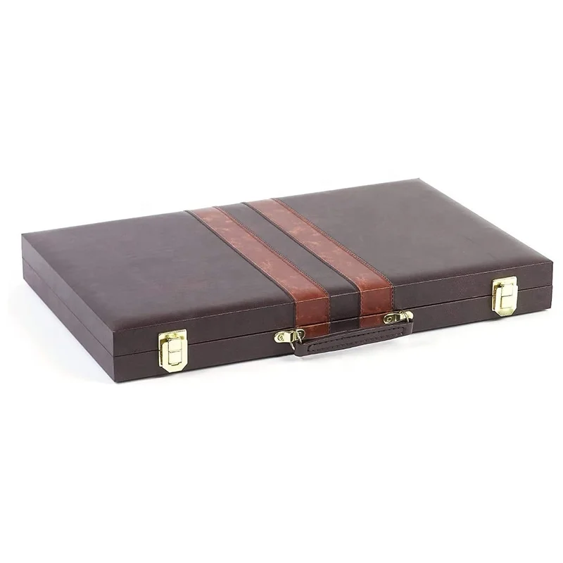 High quality Available in Small, Medium and Large Sizes Square vinyl Backgammon Set