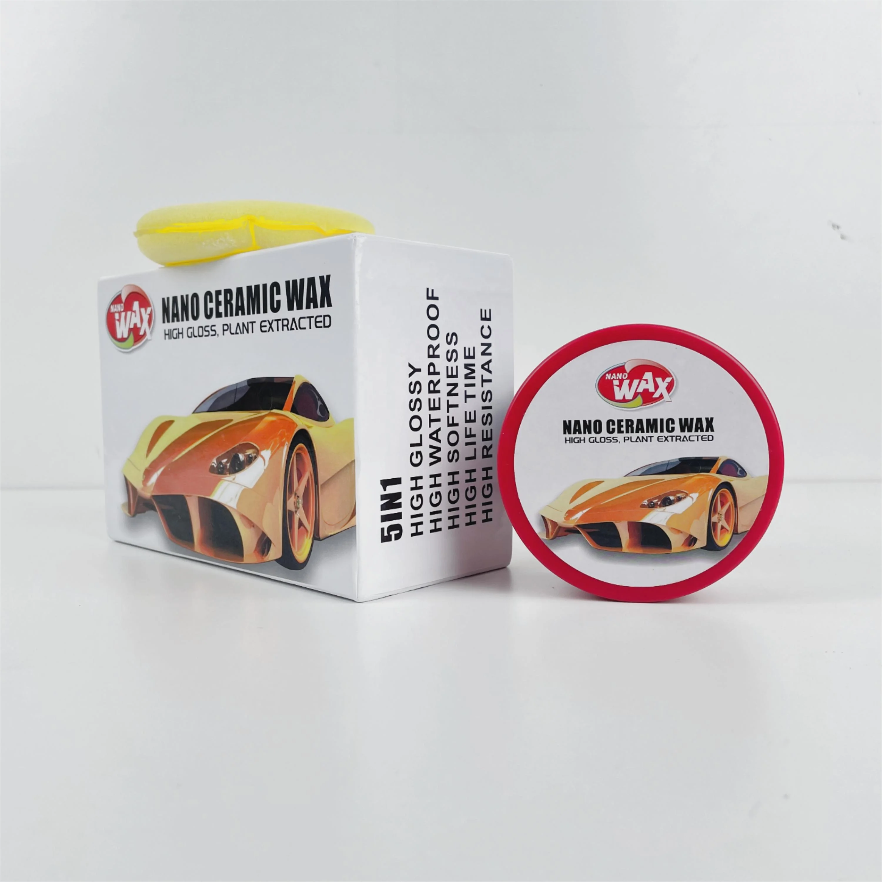 Nano Wax  Gold Class Carnauba Plus Premium Paste Wax, Creates a Deep Dazzling Shine - 200g