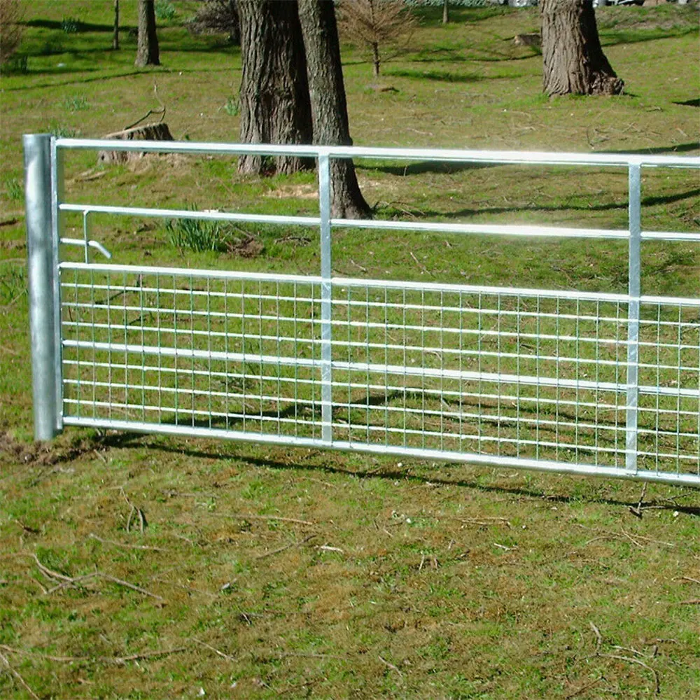 Hot dip galvanized steel horse panel gate equine gate house yard gate