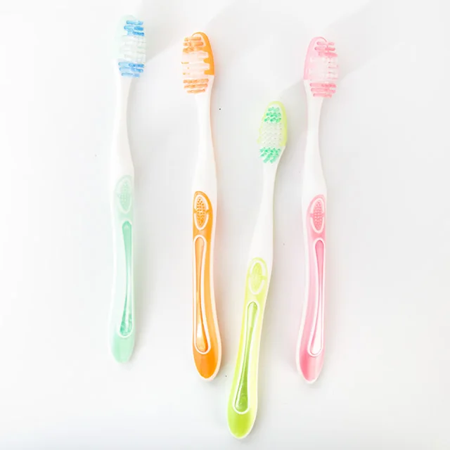 ISO9001/ISO13485 approval high quality personalized gum massage toothbrush travel with logo for adult
