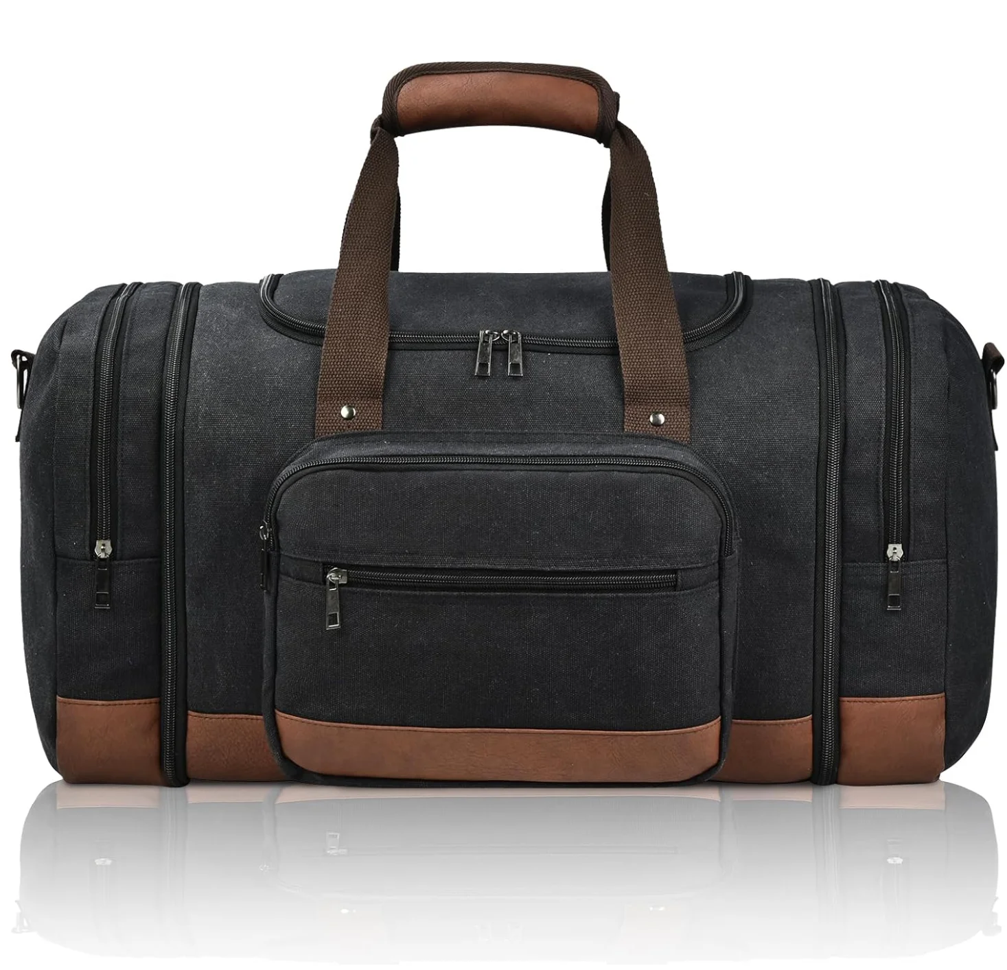 Luxury Weekend Overnight Bag For Men Customizable Canvas Cotton Traveling Duffle Bags For Gym Beach Travel Pool Custom Tote Bag