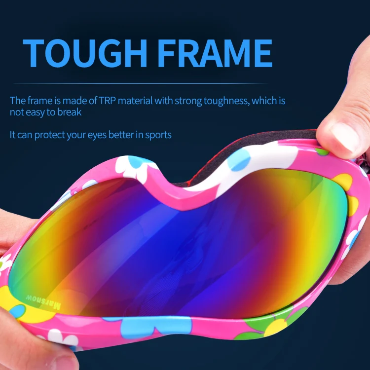 Anti-fog teenagers ski goggles OEM children wholesale sports