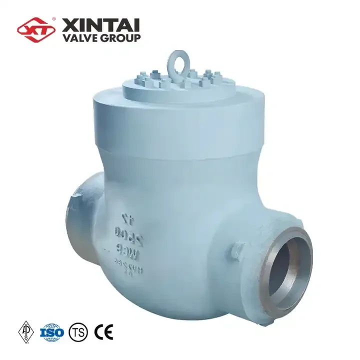 H61Y-2500LBC 12inch large welding Stainless Steel WC9 heavy pressure Check Valve