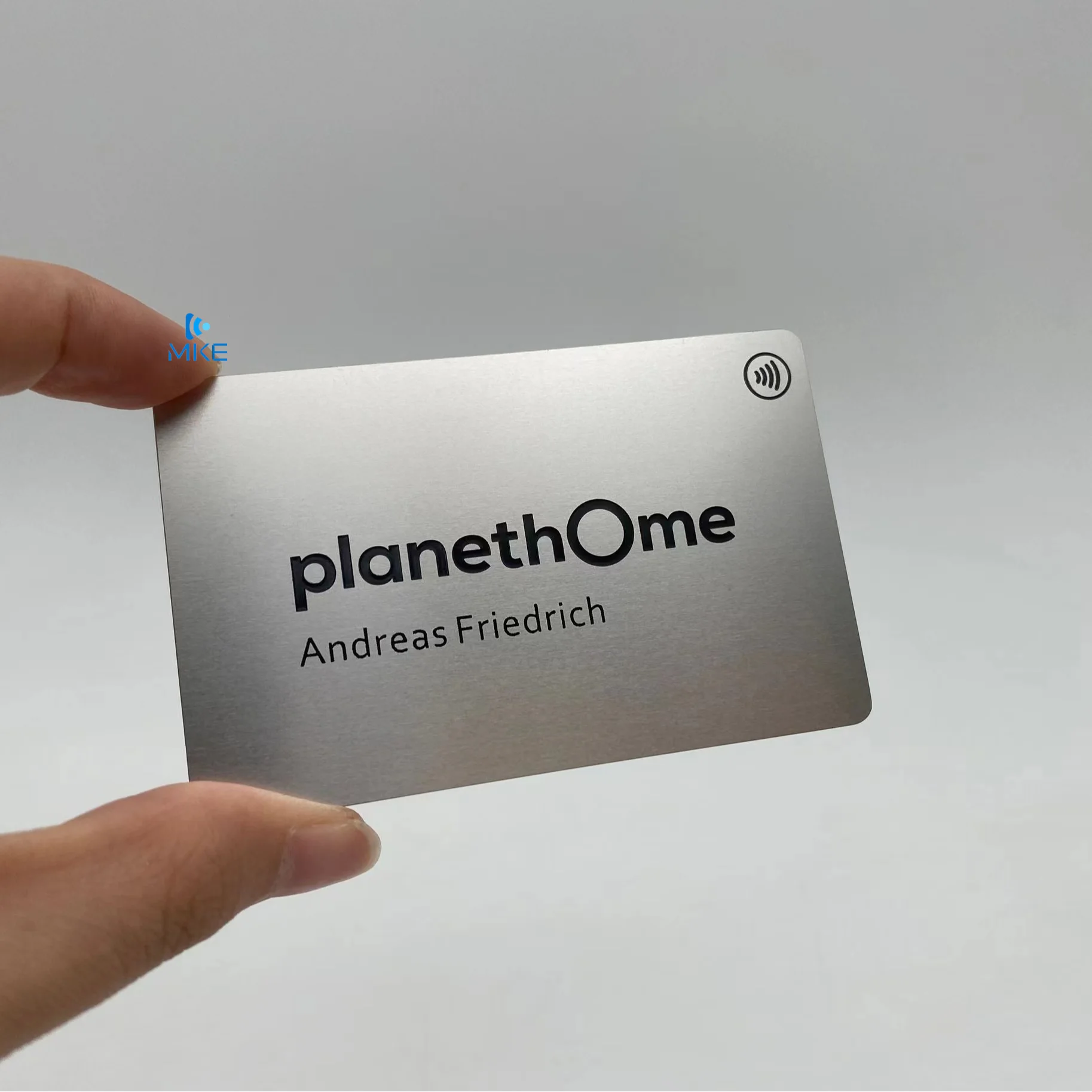 silver nfc chips card metal ccredit card with nfc