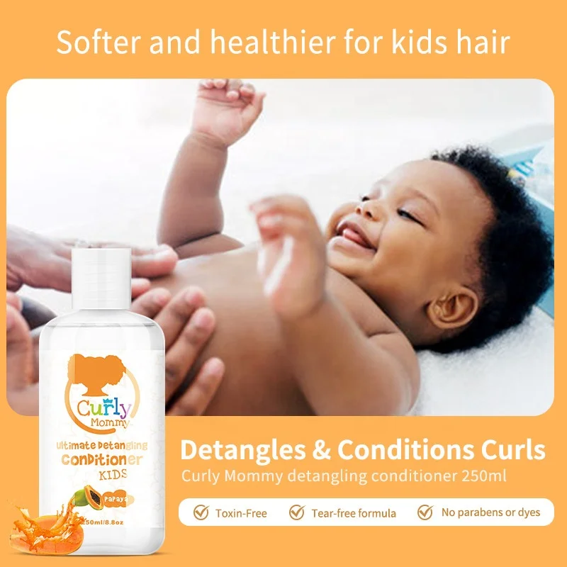 Private label natural hair moisturizer hair conditioner treatment for kids