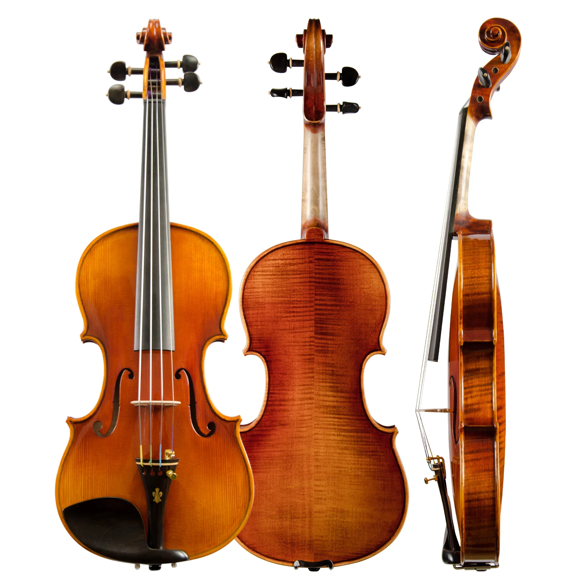 CHRISTINA V05C 4/4 Professional Spruce Violin with Maple Side Gift String Bow Included