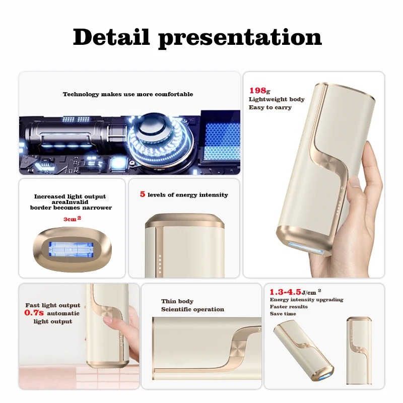 Mini Portable Home Use Permanent Multifunction IPL Rejuvenation Machine OEM Laser Hair Removal Device Depilator for Men