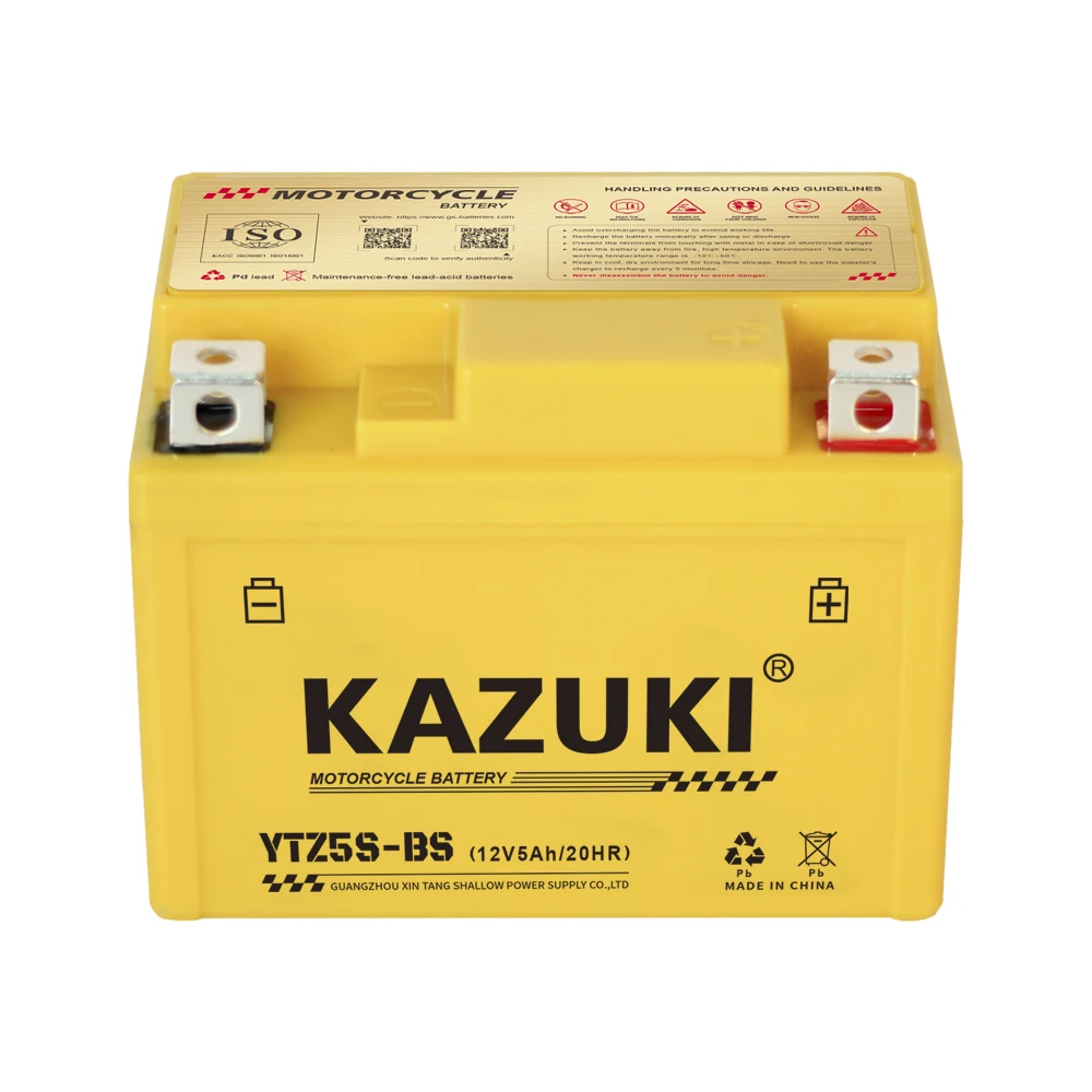 China factory japan Technology motorcycle parts YTZ5S/YTX4L-BS GEL motorcycle battery