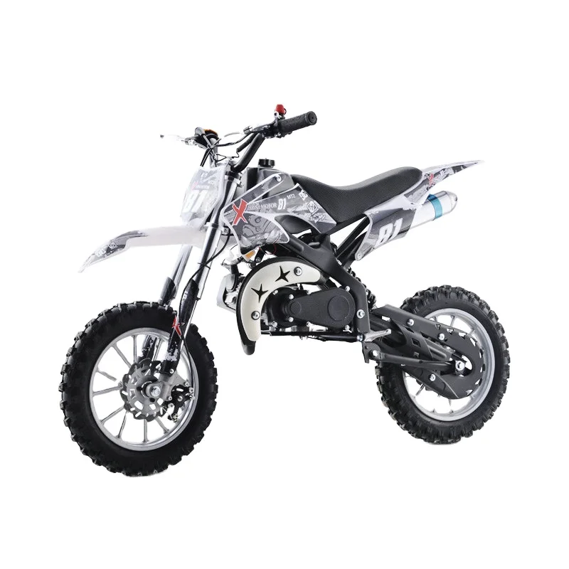 Мотоцикл 2-тактный 50cc внедорожный для детей, дешевые питбайки