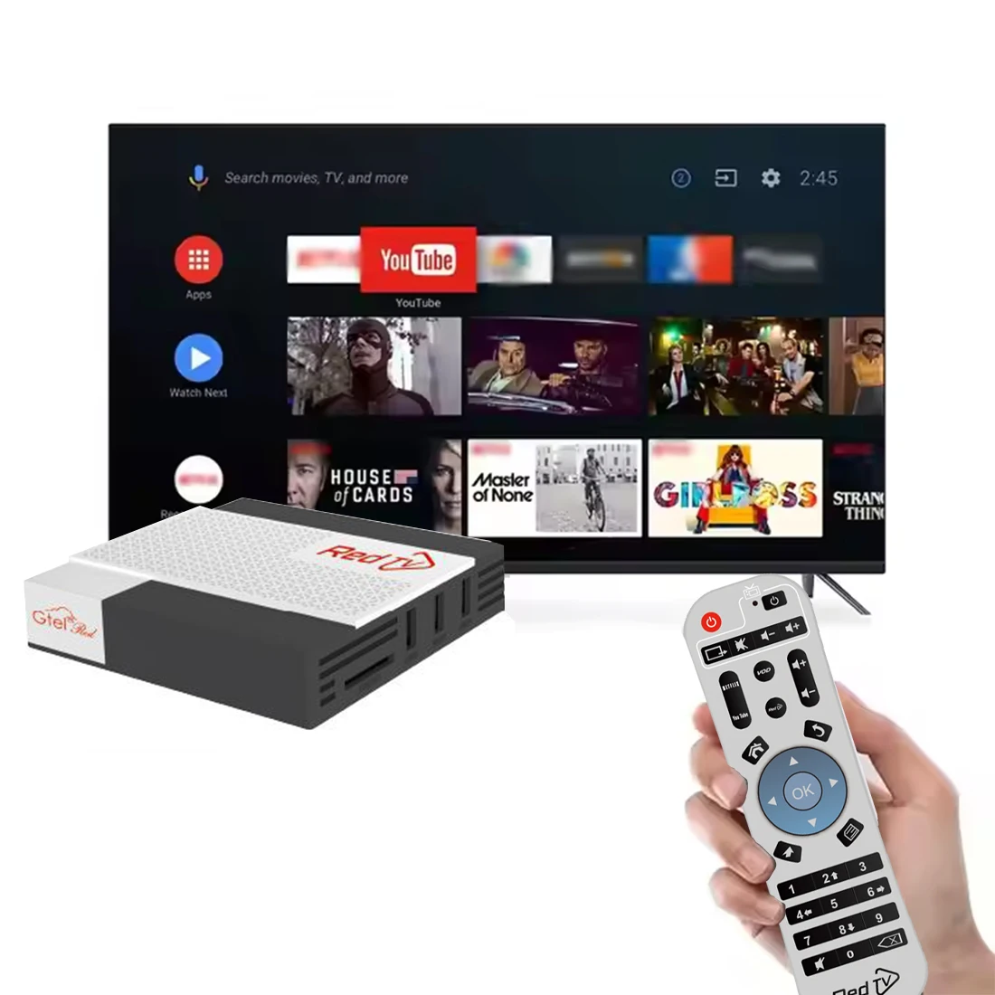 Smart IPTV Box M3U Strong 4K Smart Media Player 4K 8K Android 12 5G OEM Quad Core 4k iptv free test