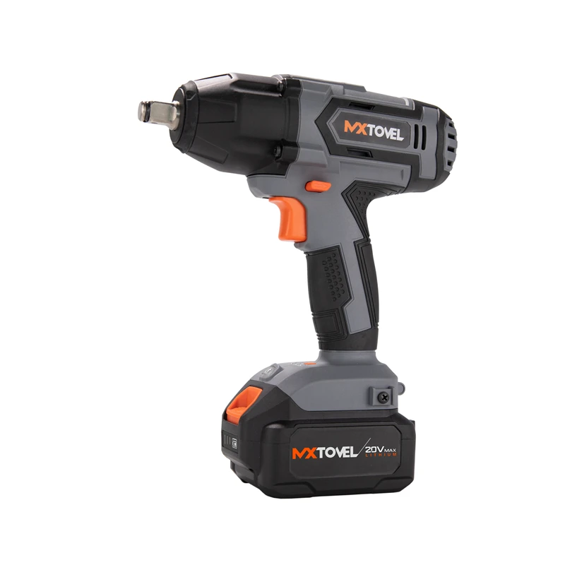 Electric Cordless Wrench Set 1/2Inch Drive 350Nm Torque 20V Impact Wrench Kit Tool Set