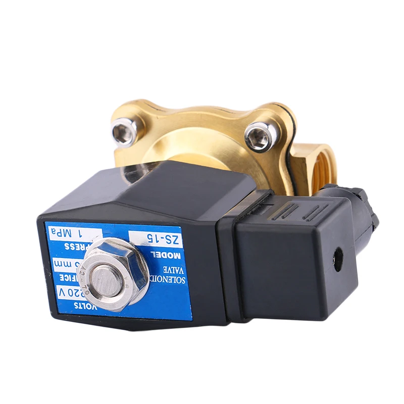 ZS-15 24v 220v 1/2' 1 inch Normally Close 2/2 Way Stainless Steel Diaphragm Solenoid Valve SS304 SS316 Water Solenoid Valve