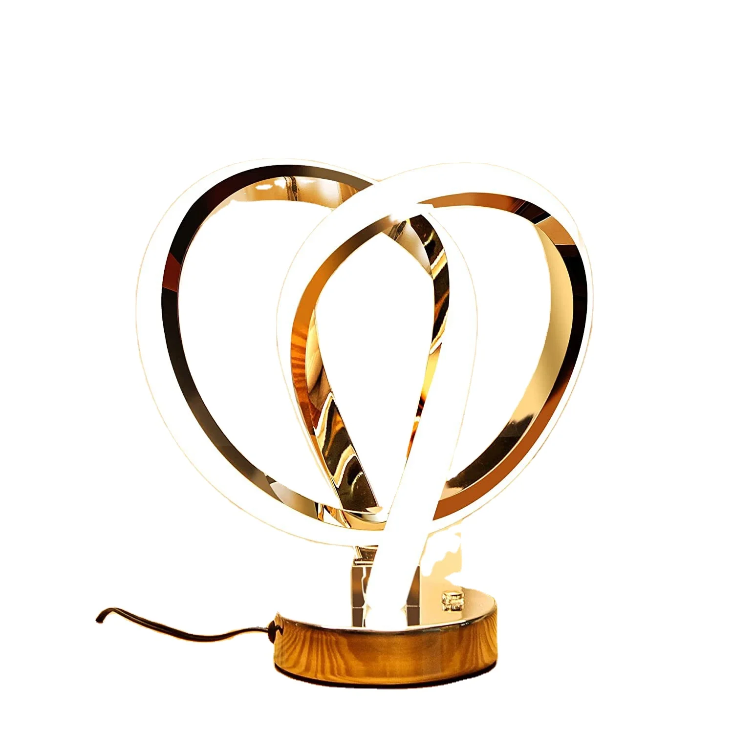 3-Step Dimmable Bedside Decorative Table Lamp Living Room Modern Spiral  Table Lamp Led Desk Light