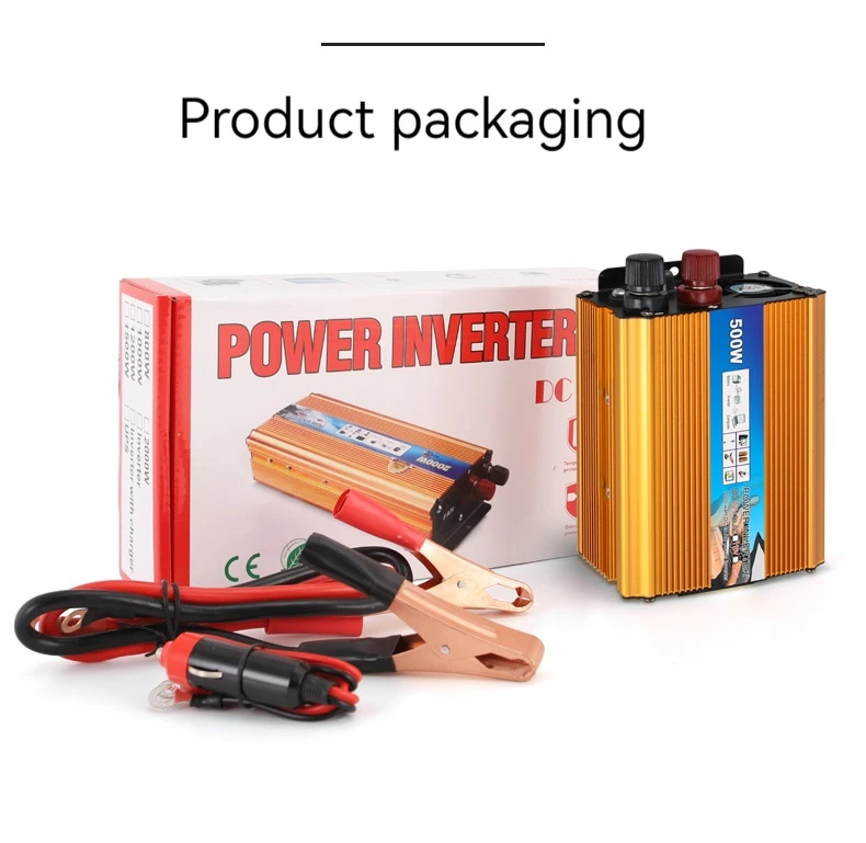 Solar Pure Sine Wave Inverter 1000w 1600w 2200w 3000w 3kw 12v 24v To 110v 220v Dc To Ac Car Truck Voltage Converter