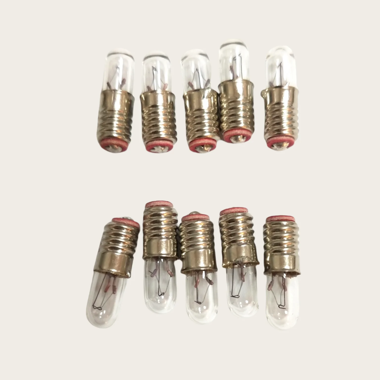 E5/8 E5.5 Mini Screw Base Indicator Bulb 6V50m Warm White Light E5