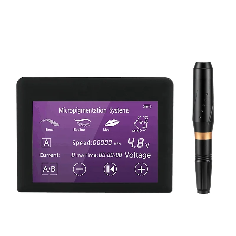 JiDragon Touch Screen Digital Permanent Makeup Machine Tattoo Machine Pen Kit for Training Academy