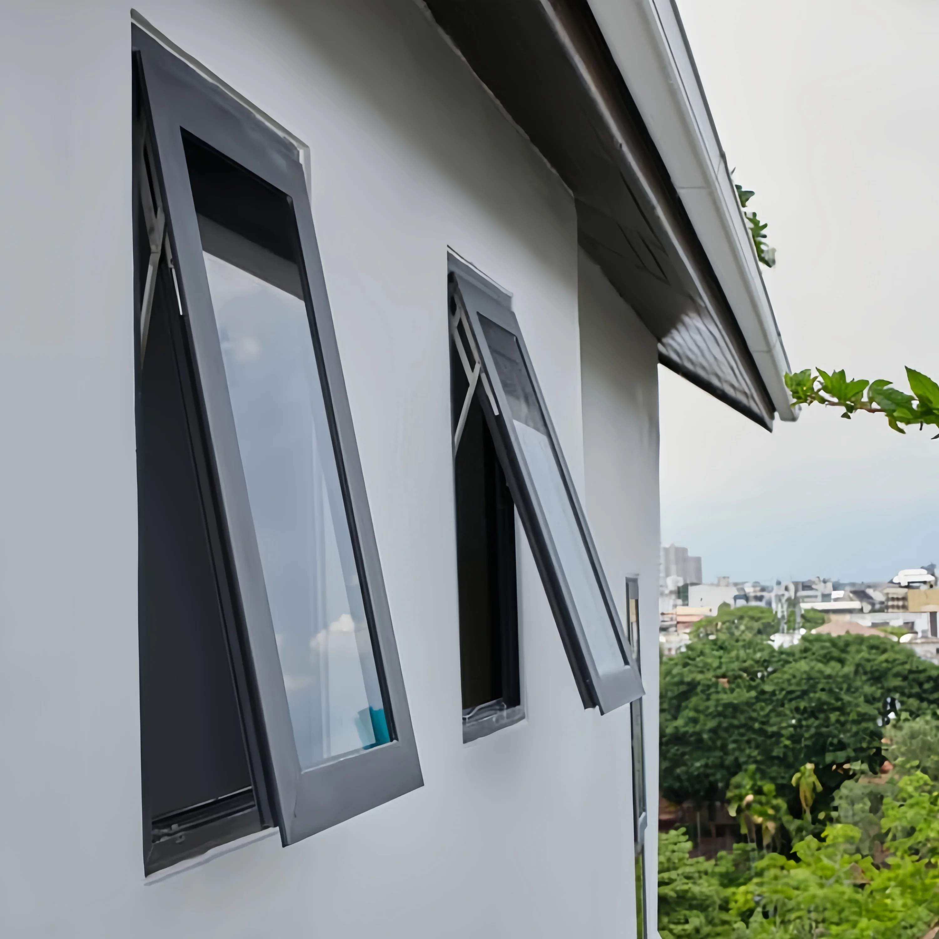 Customized Hot Sale Cheap House Aluminium Window Swing Graphic Design Horizontal Modern swing window for sale