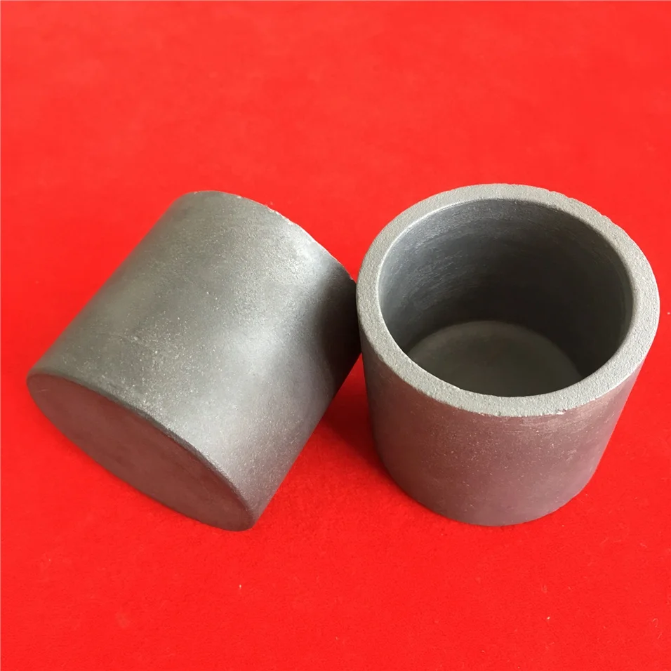 Heat resistant SISIC silicon carbide graphite crucibles for melting metal