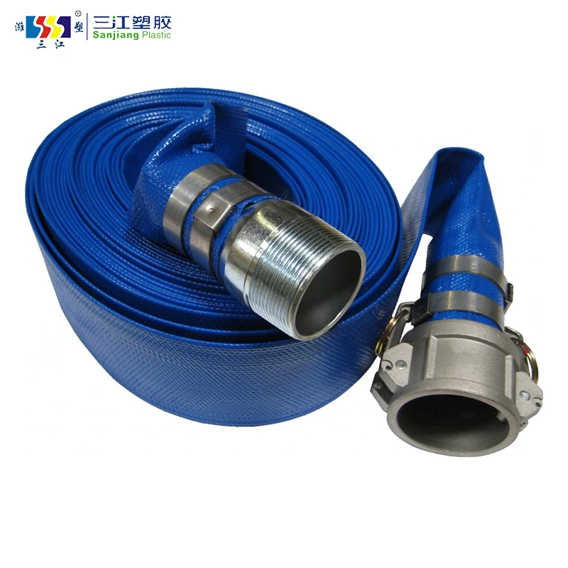 Fabric Braided Flexible PVC Sunny Hose Lay flat Hose Uv Resistant PVC Layflat Hose Pipe