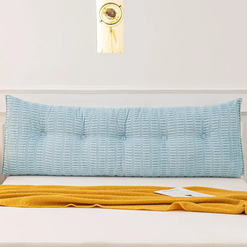 Hot Popular Qualified Soft Comfy Custom Removable And Washable Dorm Sofa Bed Home Decor Neck Back Support Wedge Headboard Pillow