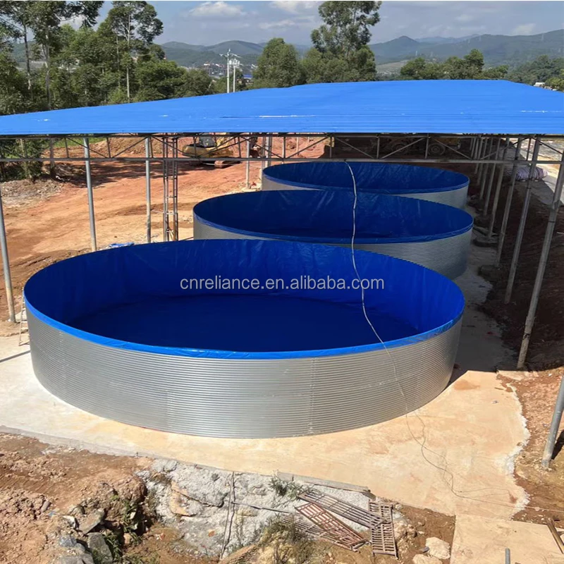 Hot Selling Cheap 5000l Pvc Tilapia Grouper Fish Breeding Pisciculture Plastic System Fish Farming tank