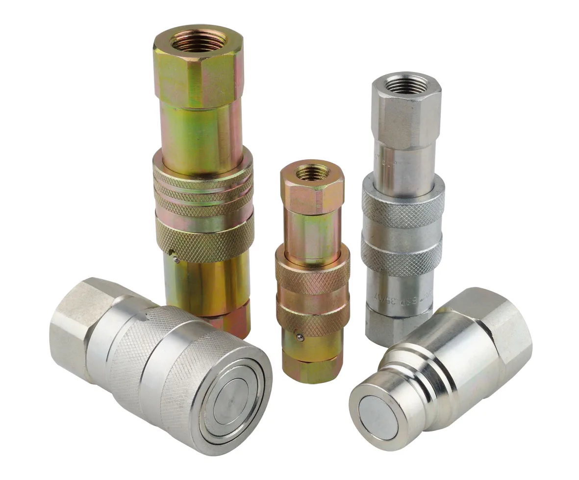 
Flat Face ISO16028 Hydraulic Quick Release Coupling 