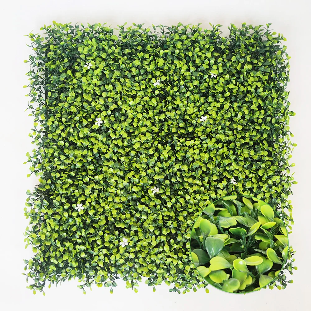 Garden home landscape decoration fake orchid leaves artificial plants hedge panels outdoor green wall