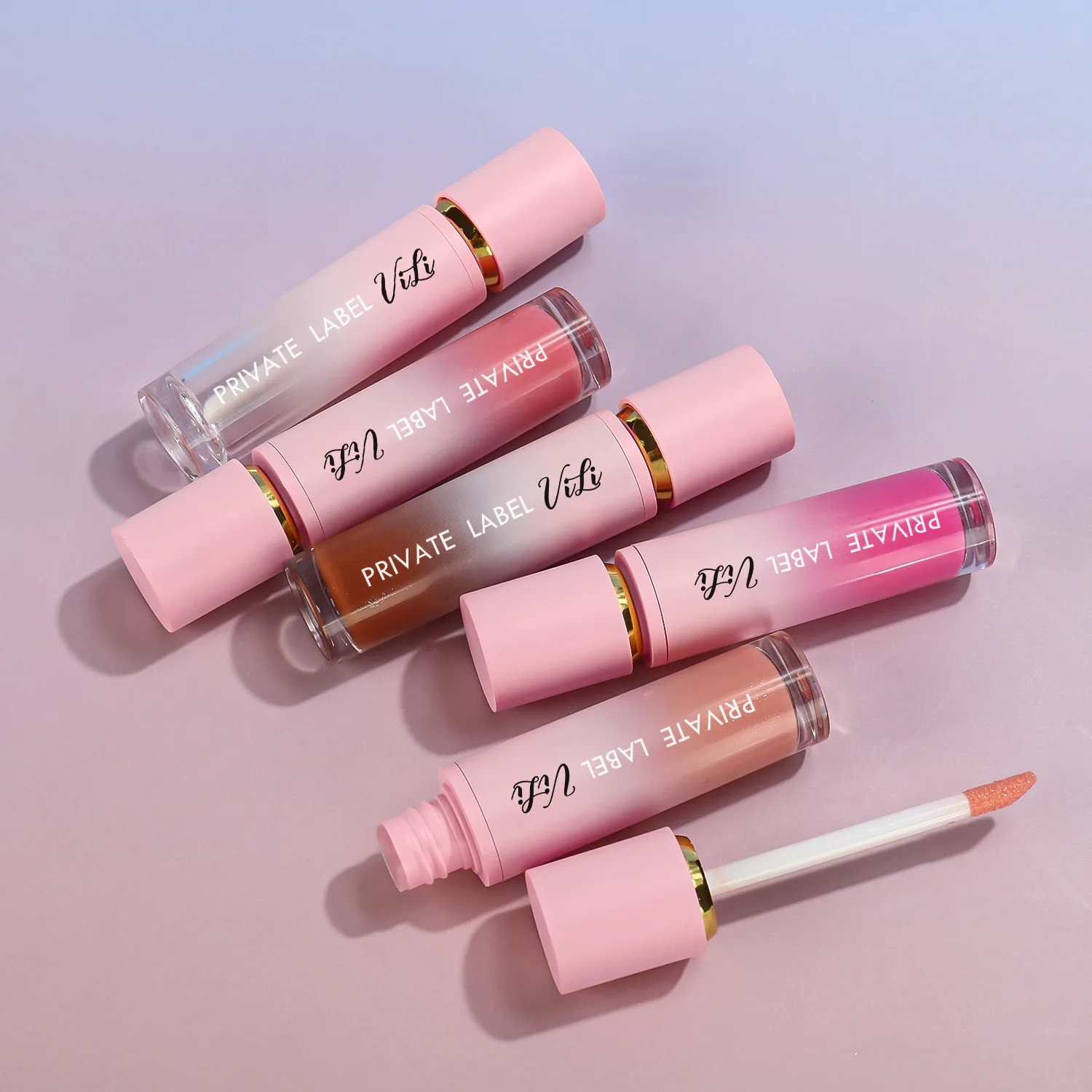 Hot Selling Waterproof Matte Lasting Liquid Lip Gloss Private Label Kiss Proof Vegan Organic Glossy Lip Stain Gloss