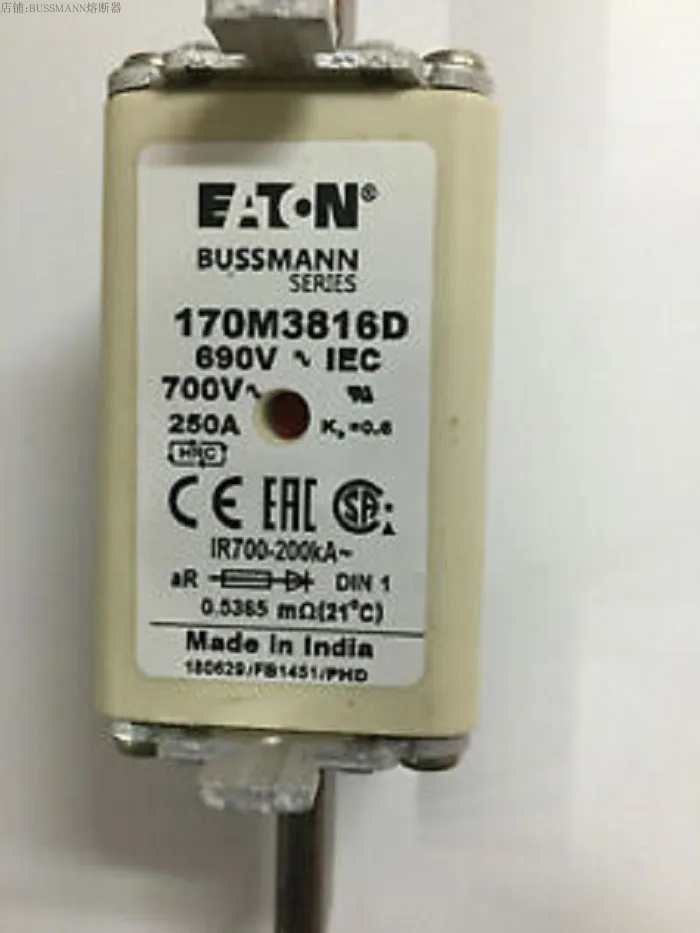 170M3816  Original and new fuse 170M3815 170M3816 170M3817 170M3818 170M3819 250A  690V   170M3816