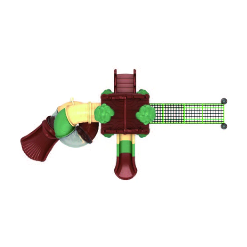 Outdoor Playground Children Playground Slides Equipment Plant Theme Kid Playground For Kindergarten