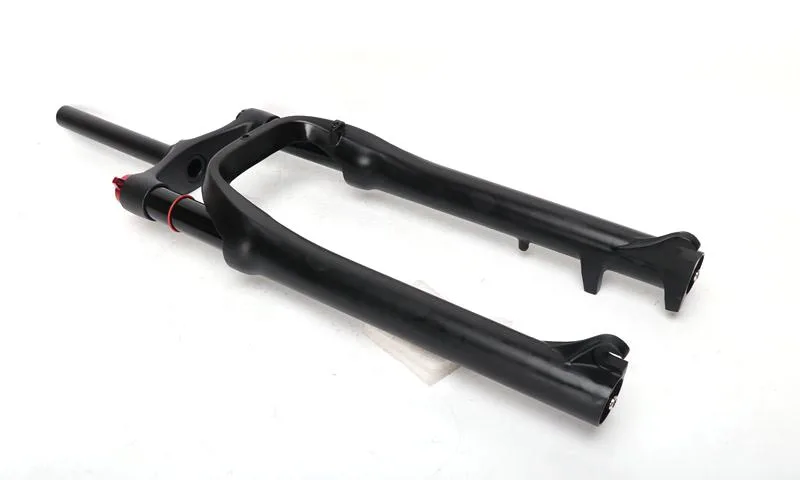 TAOZIK 26 4.0 135 mm  Straight Tube Fat Beach Snow width tire Aluminum Magnesium Alloy Air Suspension Bicycle Fork