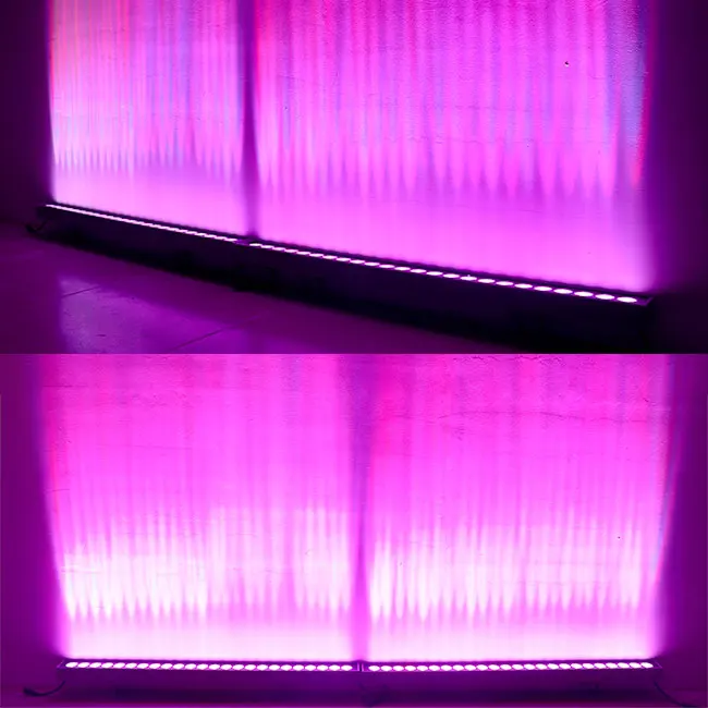 Rainproof IP66 dmx512 color change wall washer light 18w 24w 36w pool underwater building decoration wall washer light