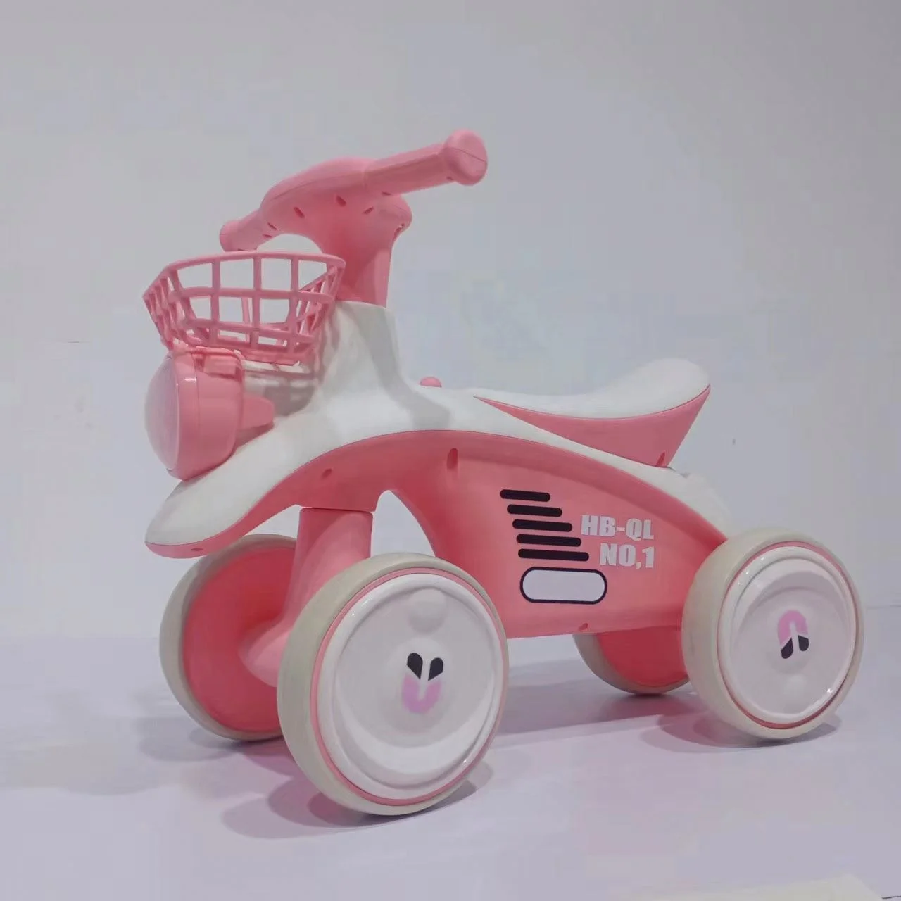 Double drive remote control tricycle children  motorcycle self-driving adults with light early education music