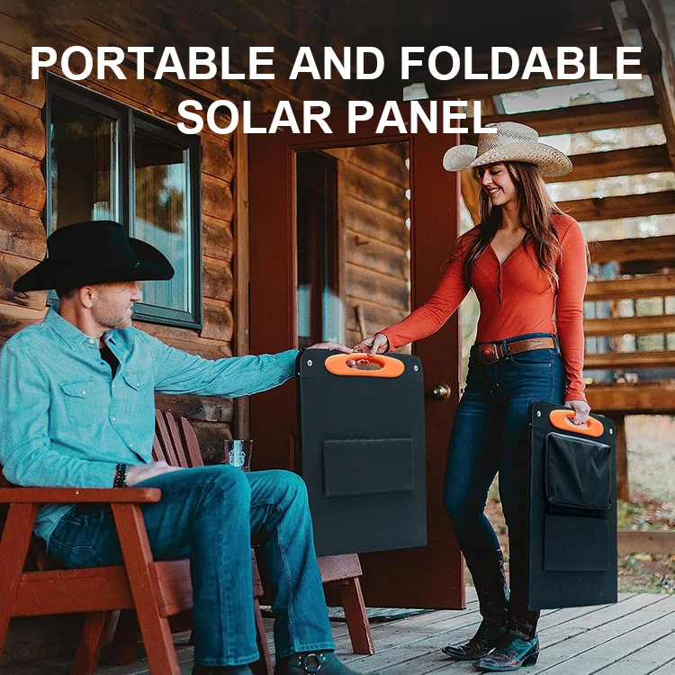 Fast delivery US warehouse 200w Folding Solar Photovoltaic Panel Portable Solar Panel Outdoor Foldable Panel for Power Station