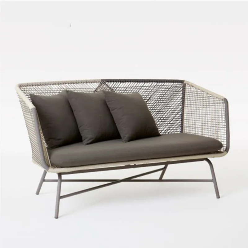 New design beauty outdoor furniture sofa set can be customizable rattan sofa set