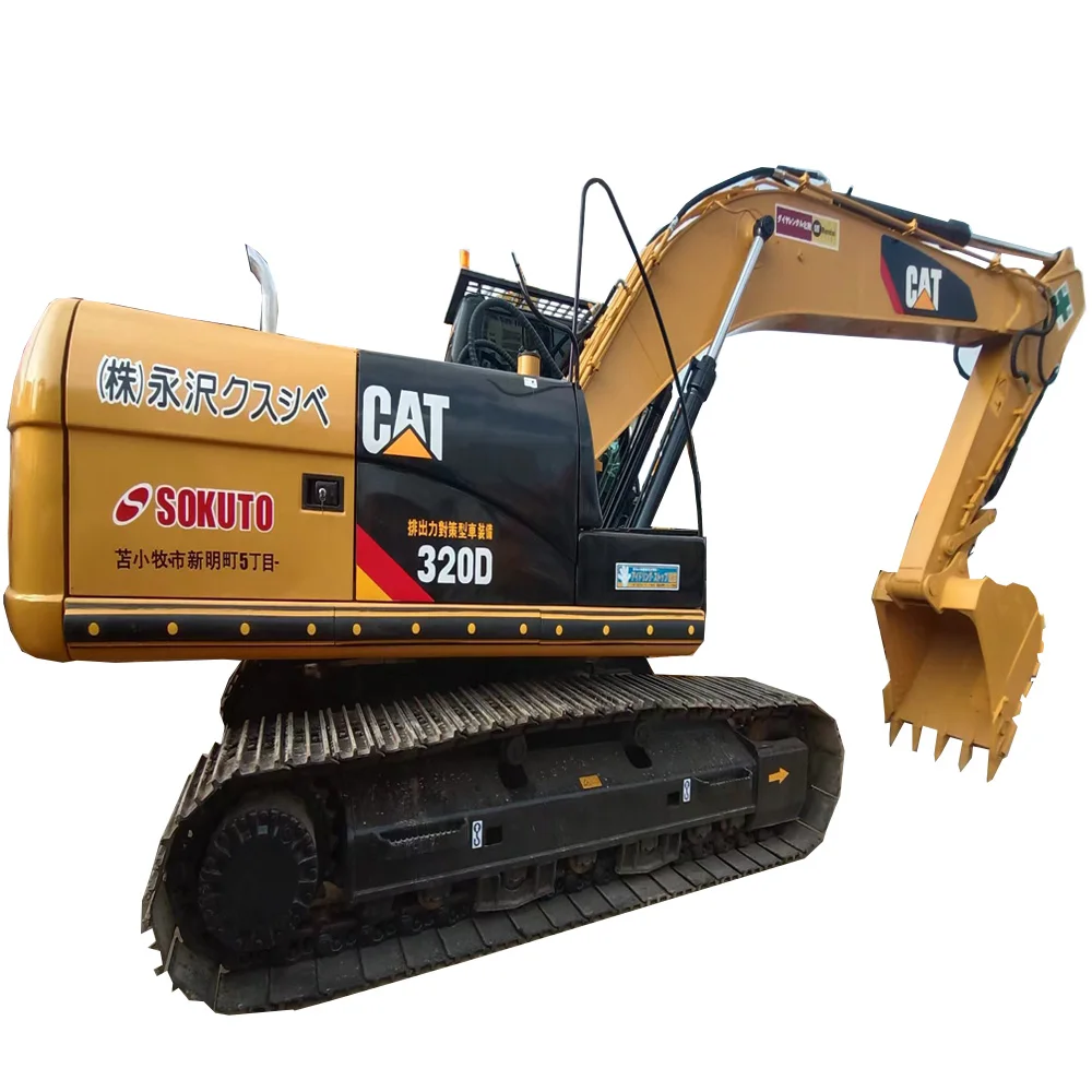 Hot Sale Low Price Almost New Second-Hand Digging Machine CAT320D 320 Used Excavator