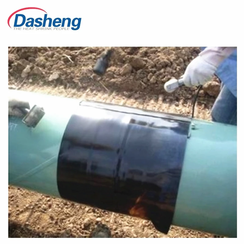 Heat Shrink Sleeves for Gas and Oil Pipe Coating Polyolefin cross linking Pipe Joint wrapping coating Heat Shrink Tape